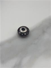 PANDORA  PURPLE BUBBLES MURANO GLASS BEAD - 790693